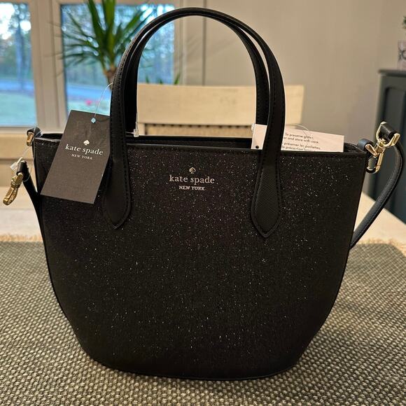 Kate Spade Glitter Small Satchel Crossbody Bag - Picture 3 of 10